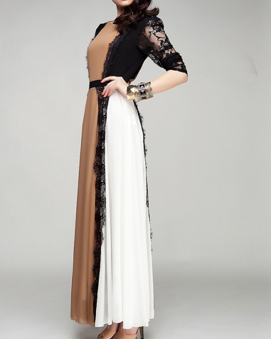 Formal dress in pastoral style