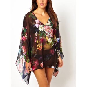 Tunikát sifon a strandon Tunikát sifon a strandon