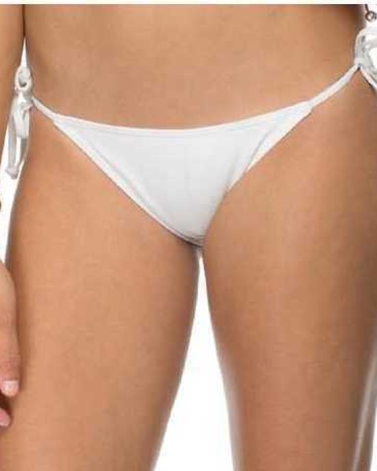 White pants with ties