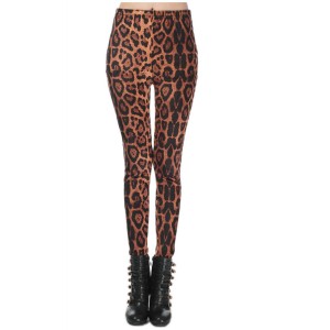 Leopard leggings for tall women