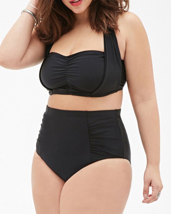 Maxi swimwear in two parts