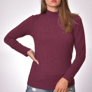 NÕI GYAPJÚ BLUZ BORDÓ SZÍNÛ