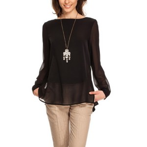 ELEGÁNS SIFFON BLÚZ