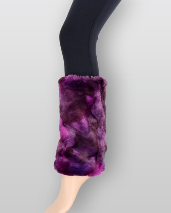 Leggings rövid hajjal, lila színben