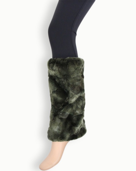 Leggings rövid hajjal, zöld színben