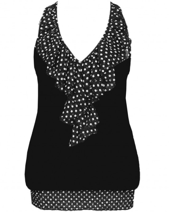 Sifon blúz pontokkal