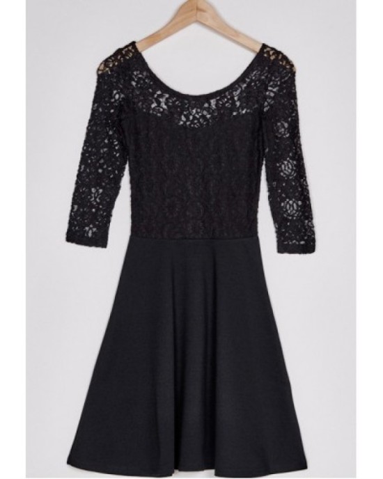 Kötött ruha és csipke