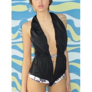 Cut swimsuit.