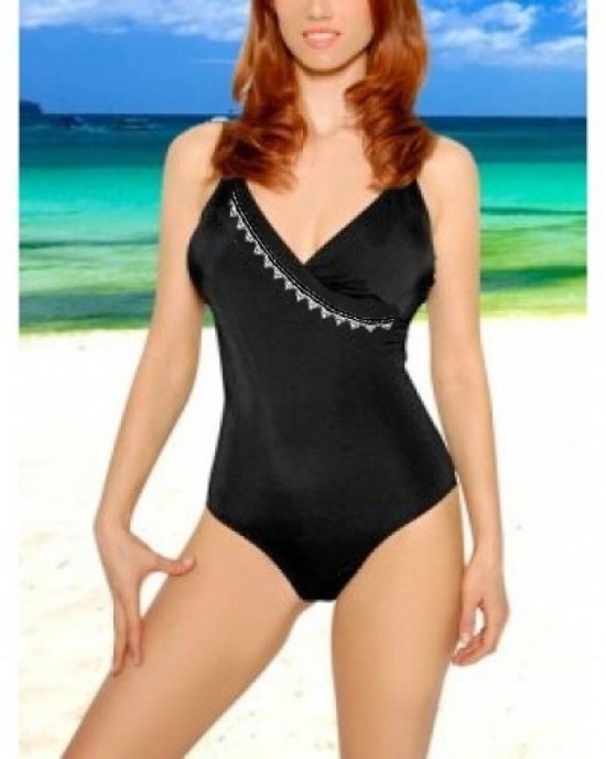 black Piece Swimsuit