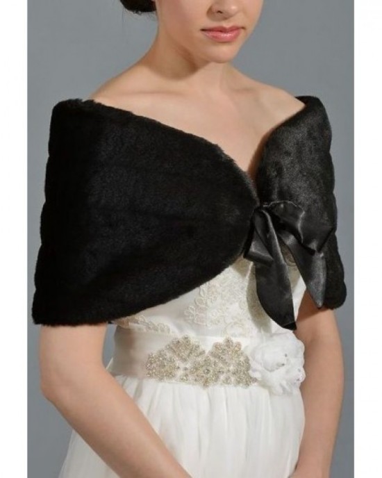 Bolero szatén szalaggal