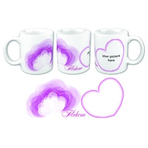 CUP '' PINK HEARTS 2''