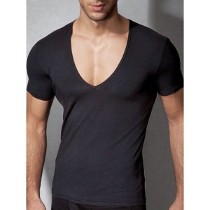 masculin negru T-shirt