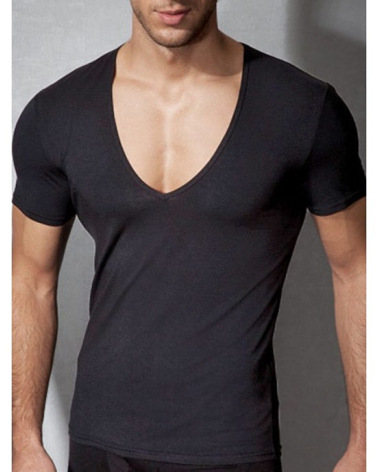 masculin negru T-shirt