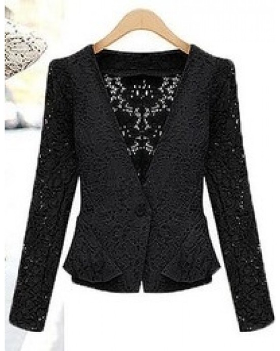 Black lace jacket