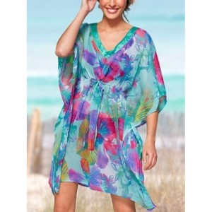 colored chiffon tunic