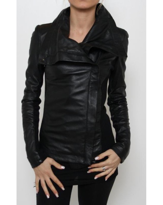 Women's leather jacket