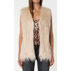 Vest hair in champagne