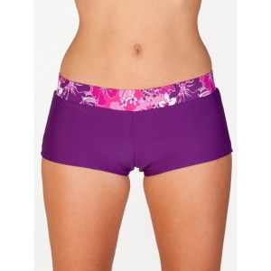 Purple swimsuit boxer