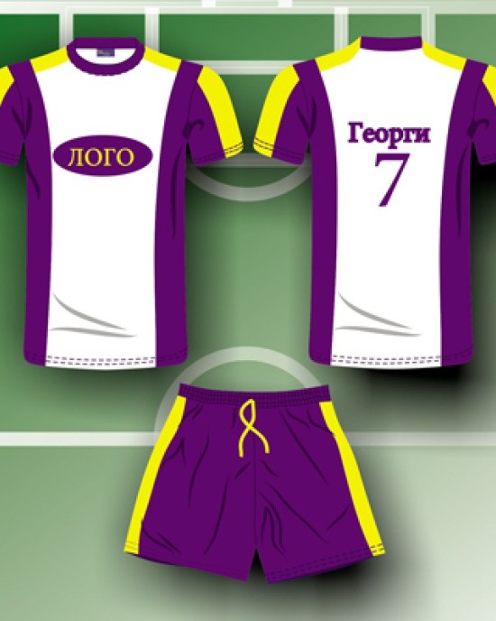 PURPLE FOOTBALL TEAM