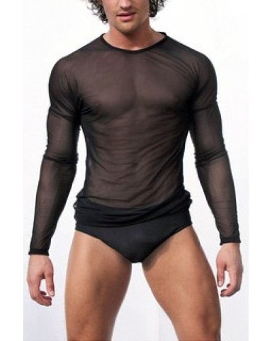 Men's transparent blouse