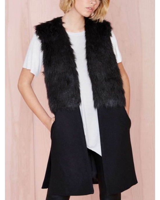 Bõr és szövet kabát