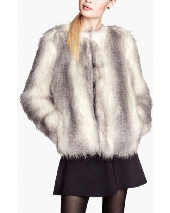 Nagyon jó szõrutánzatú kabát