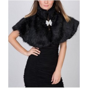 CAPE WITH HIGH COLLAR