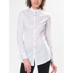 shirt with elongated line
