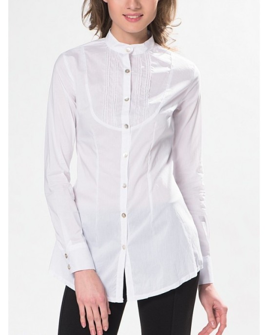 shirt with elongated line
