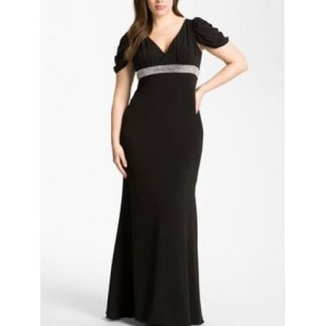 BLACK DRESS WITH BELT