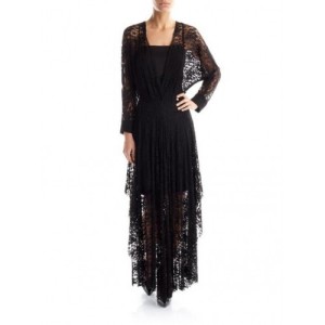 long lace dress