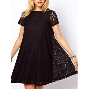 Csipke kiszélesedõ ruha