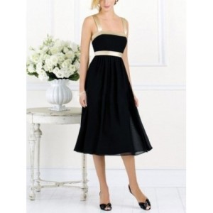 Soft dress with gold straps