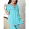 blue cotton pajamas