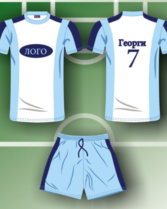LIGHT BLUE FOOTBALL TEAM