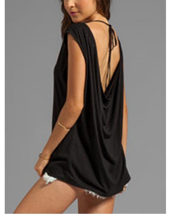 Tunic with bare back