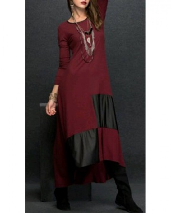 Gyapjú ruha bõr díszítéssel