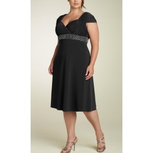 black dress with belt