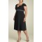 black dress with belt
