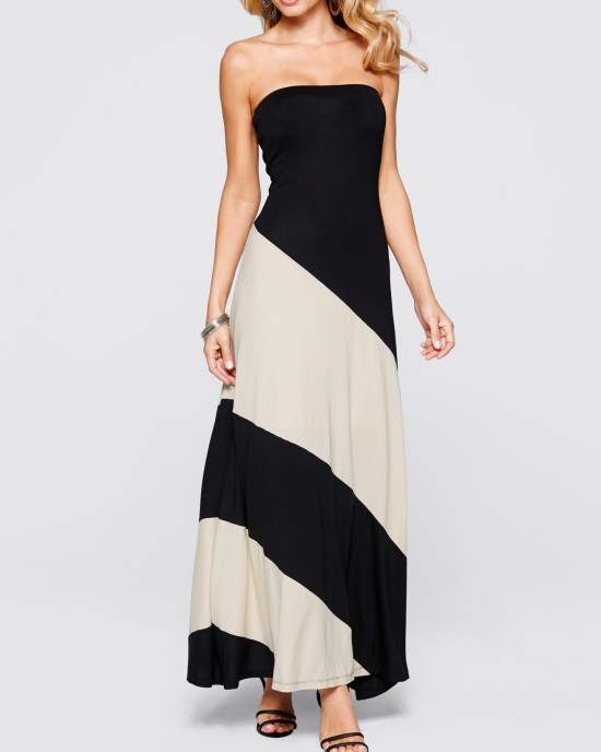 Dress type bustier in two colors