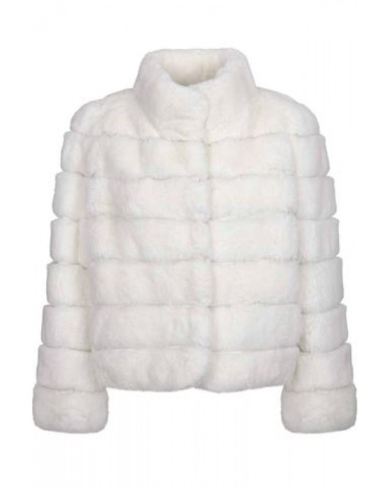 Short coat with long hair