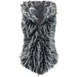 Vest with spectacular hair