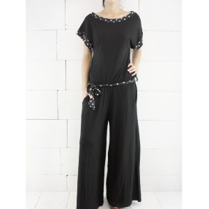 Jumpsuit with low waist