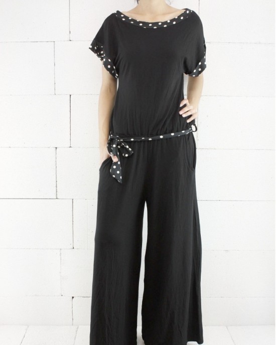 Jumpsuit with low waist