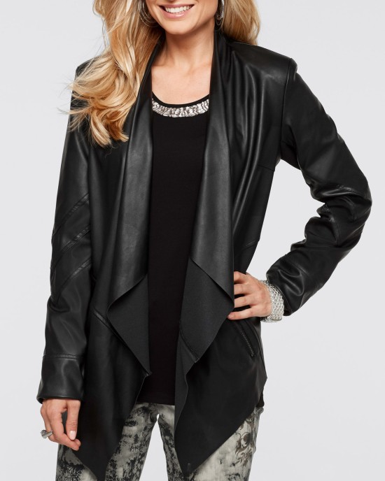 Jacket of eco-leather