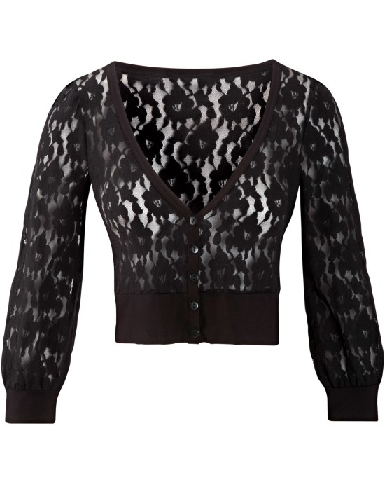 Lace jacket type vest