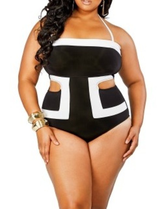 Maxi stylish swimsuit