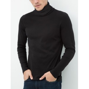 High collar bottoming t-shirt