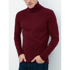 High collar bottoming t-shirt