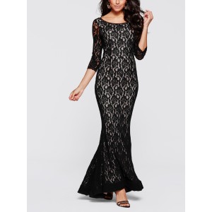 Csipke ruha nyitott hát